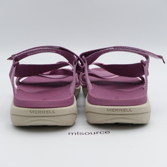NEW Women's Merrell District 4 Post Sandals J006948 Mauve - Picture 4 of 9